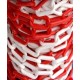 Łańcuch Plastikowy Biało-Czerwony 6mm