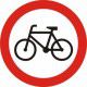 Znak B-9 Zakaz Wjazdu Rowerów