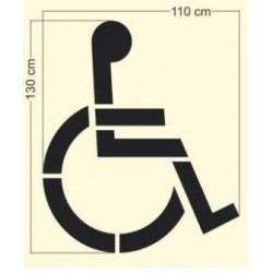 Szablon P-24 Miejsce dla osoby niepełnosprawnej