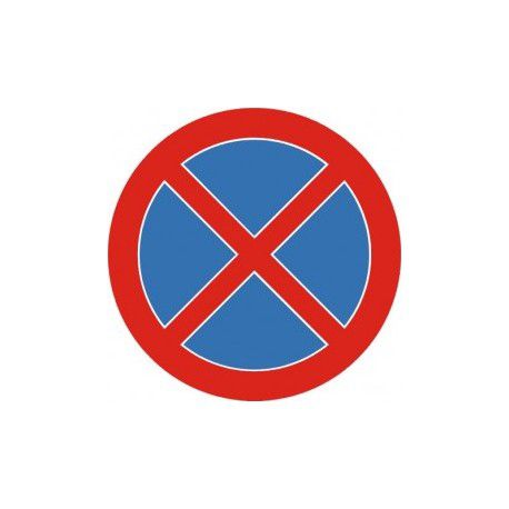 Znak B-36 Zakaz Zatrzymywania Się