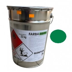 Farba Drogowa Kontur Zielona 33 kg- 22 litry