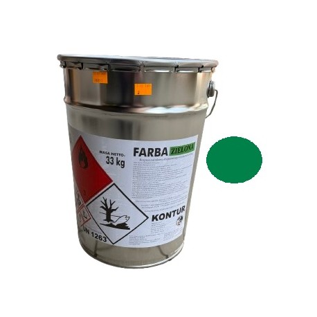 Farba Drogowa Kontur Zielona 33 kg- 22 litry