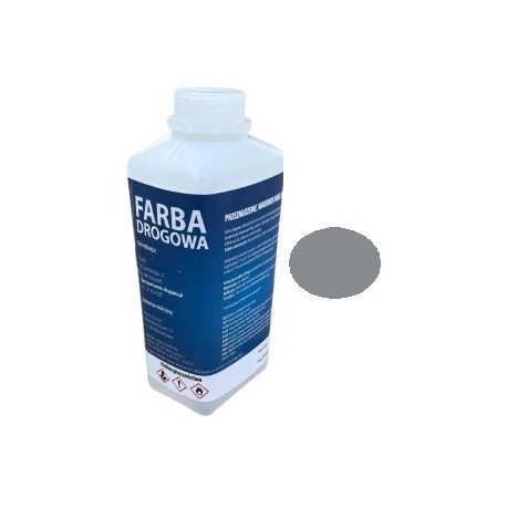 Farba drogowa do betonu  Szara 1kg