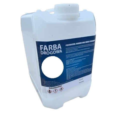 Farba drogowa do betonu Biała 5kg 3.5 litra