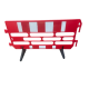 Zapora Bariera Drogowa biała PCV U20a