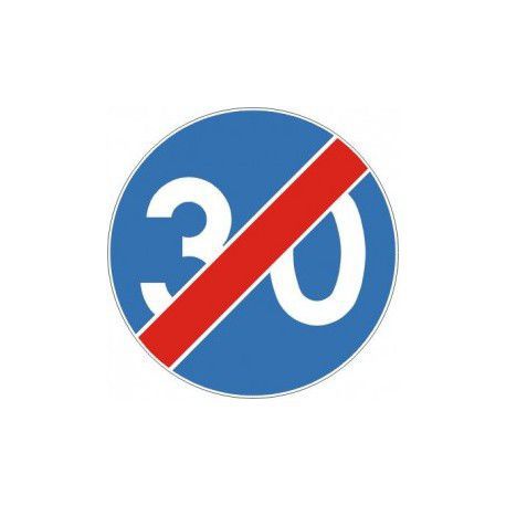 Znak C-15 Koniec Minimalnej Prędkości 