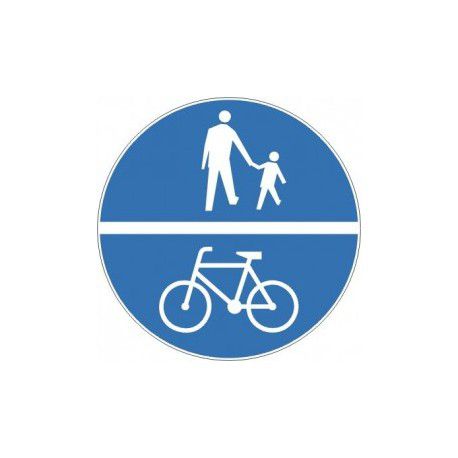 Znak C-13/16 Droga dla Rowerów/ Droga dla Pieszych