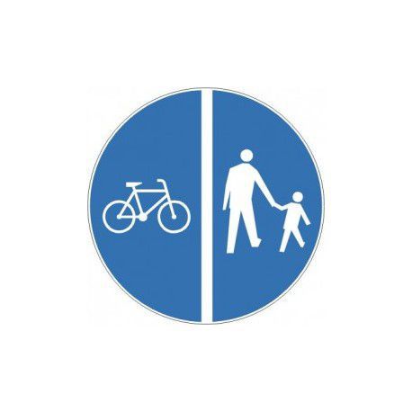 Znak C-13/16n Droga dla Rowerów/ Droga dla Pieszych