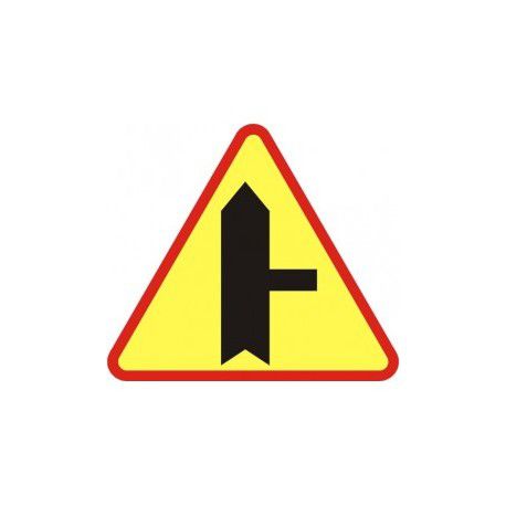 A-6b Znak Skrzyżowanie z drogą podporządkowaną występującą po prawej stronie